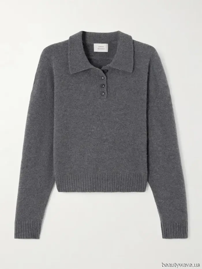 Si solo pudiera tener un suéter para el otoño, sería este estilo increíblemente suave.