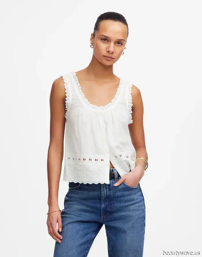 The Trendy Summer Top Fashionable Europeans Enjoy Pairing With Jeans