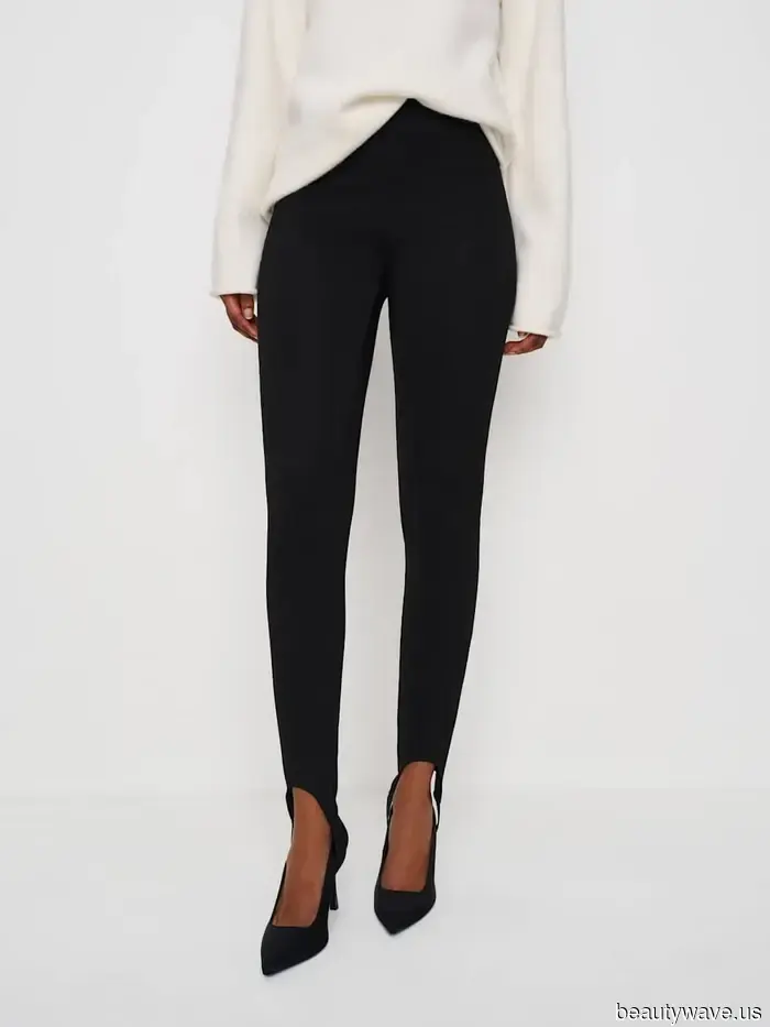 This is the sole legging trend that celebrities pair with heels—without a doubt.