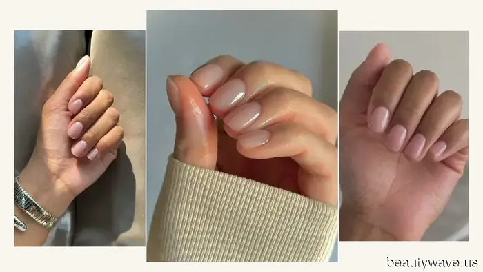 Believe us, this summer we’ll all be trading detailed nail art for simple, bare manicures.