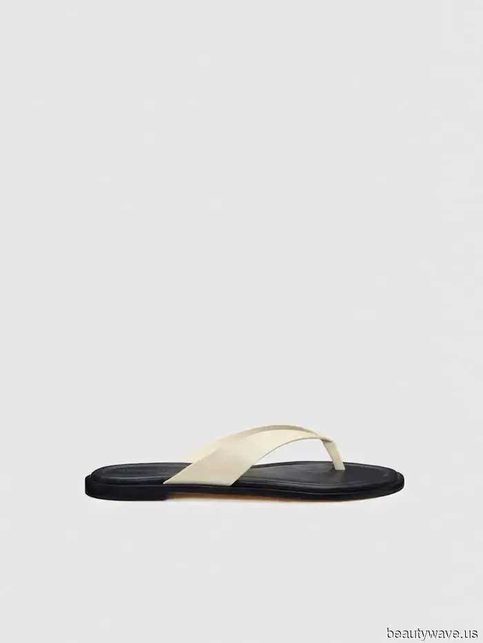 Celebrities in their 30s are pairing low-rise baggy jeans with this popular sandal color trend.