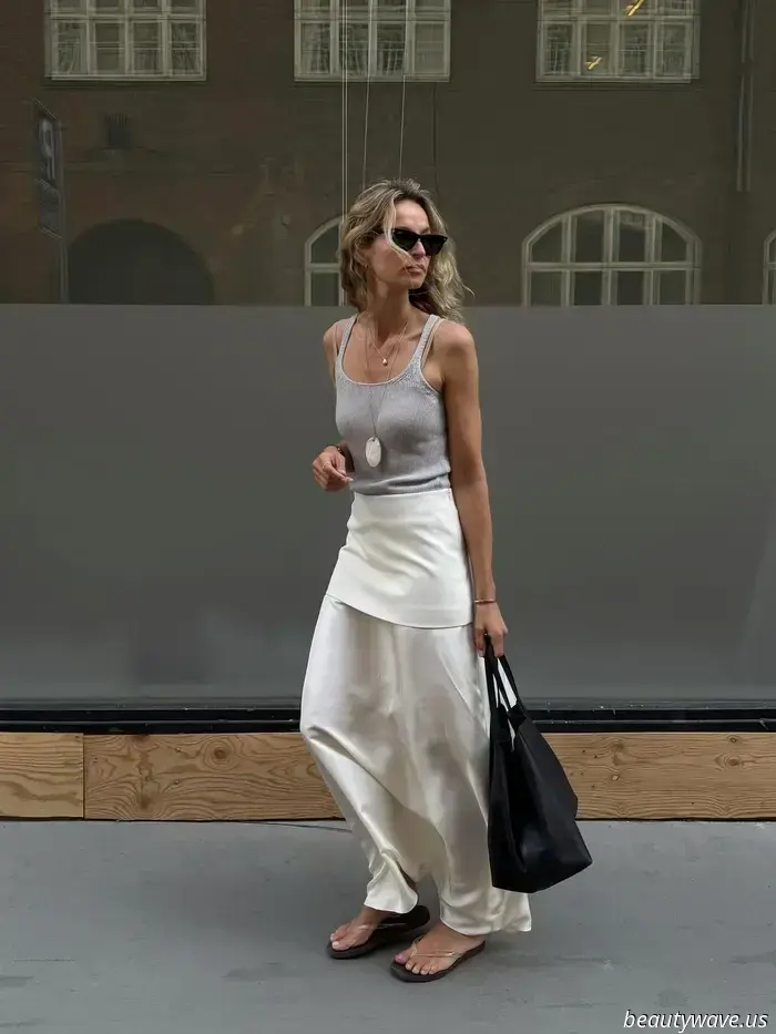 7 look semplici che dimostrano che gonna e sandali sono la combinazione più chic dell'estate