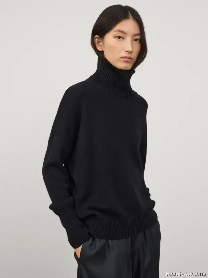 Apologies, V-necks—this cozy, more refined jumper trend is my preferred choice for achieving a stylish look in winter.