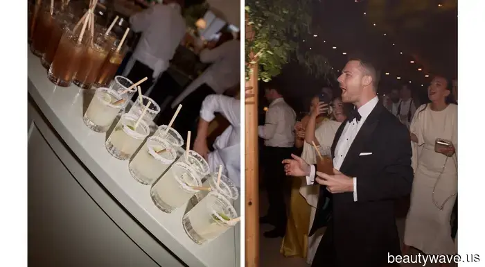 This stunning bride donned a Vera Wang gown and Manolo Blahnik shoes for her sophisticated, timeless countryside wedding.