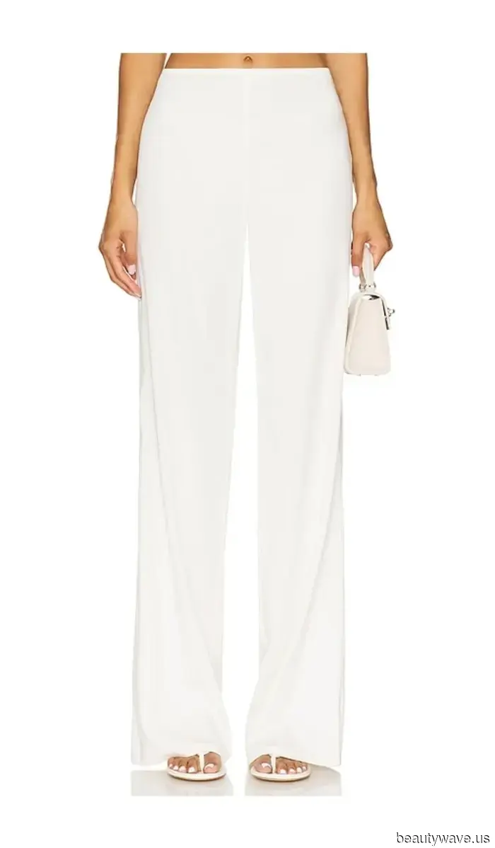 Suddenly, everyone is pairing this chic item with white pants.