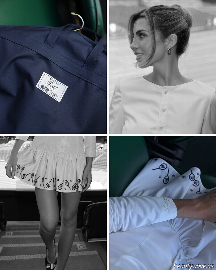 De boceto a SW19: Paige Lorenze nos ofrece una mirada tras bambalinas a su vestido personalizado inspirado en los años 60 para…