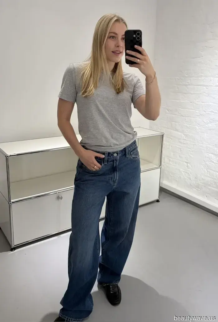 Hailey Bieber's jeans have officially arrived at Gap—believe me, they'll be sold out by next week.