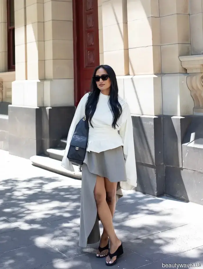 Apologies, Sneakers and Ballet Flats—Stylish Girls Understand That Summer Skirts Appear More Elegant with These Sandals.
