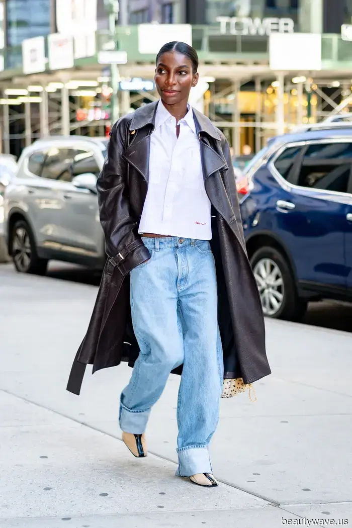 Believe It or Not, Your Most Stylish Designer Heels Pair Best with This Casual Jeans Trend.