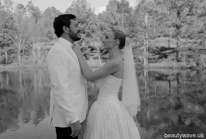 The bride chose Danielle Frankel and vintage Ralph Lauren for her wedding at Blackberry Farm.