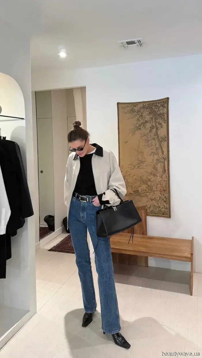 Forget about sneakers—stovepipe jeans look best when paired with these, these, and these.