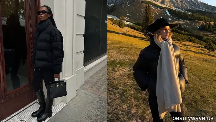 This Winter, Style Your Puffer Coat Like This, This, and This.