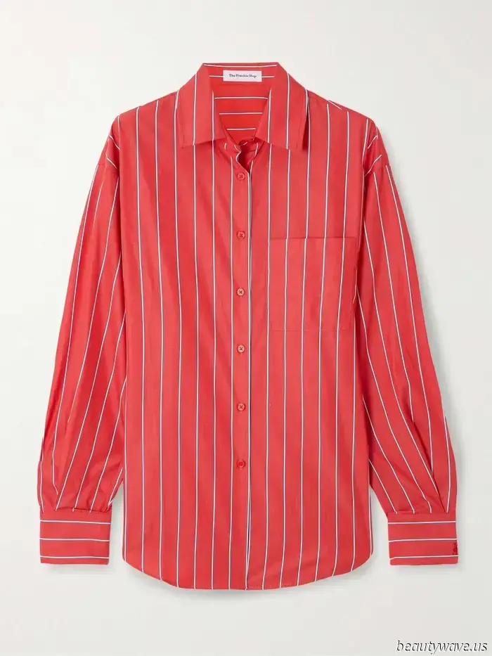 Más estiloso que una camisa blanca abotonada: este color de camisa específico es la clave para lucir chic este otoño