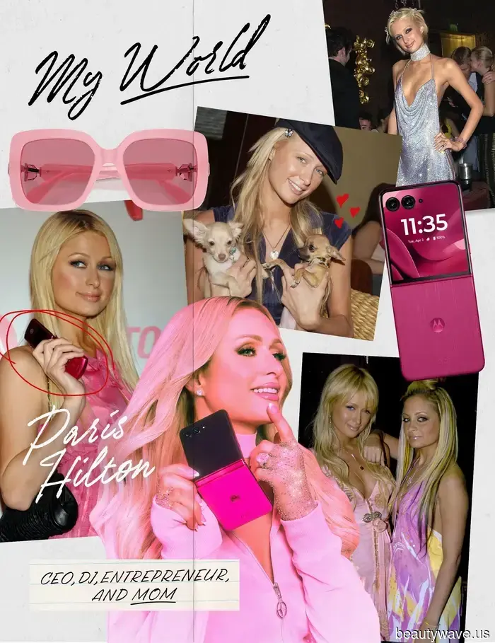 Paris Hilton's Universe: Her Pink Motorola Razr, Beloved Y2K Styles, and the Significance of 11:11 Media to Her