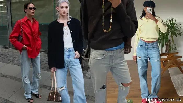 Los jeans rasgados están de moda&mdash;las chicas it en París y Oslo los llevan así en 2026