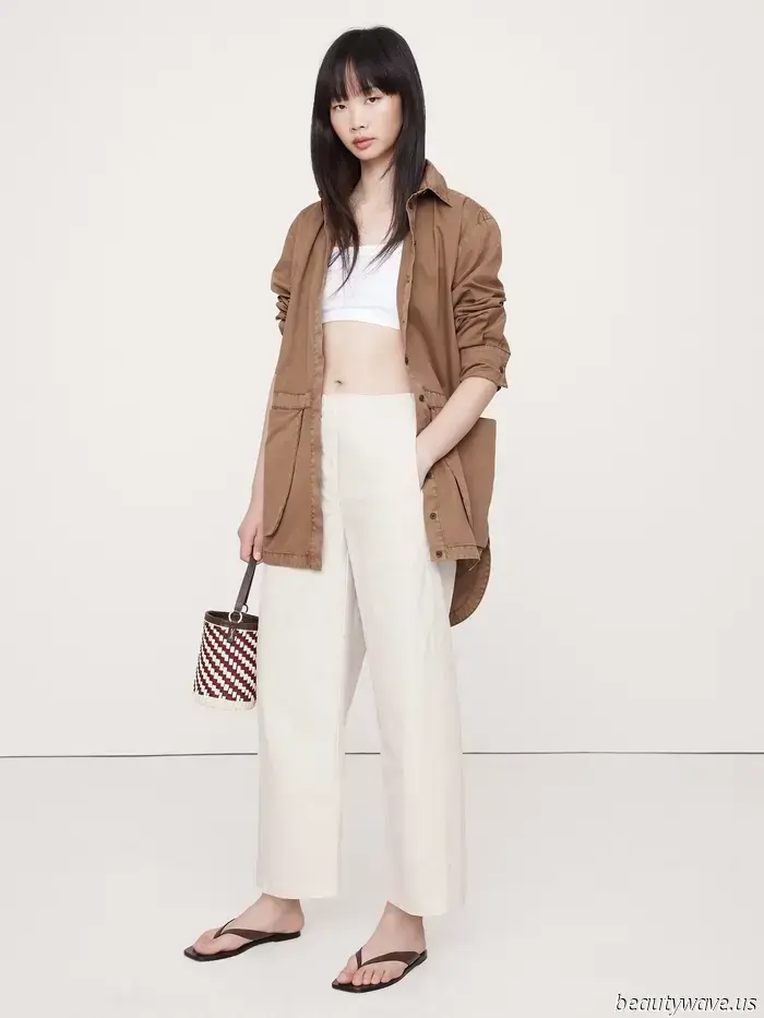 Basic Doesn't Equal Boring—16 Cotton and Linen Items from Banana Republic That Demonstrate This Idea.