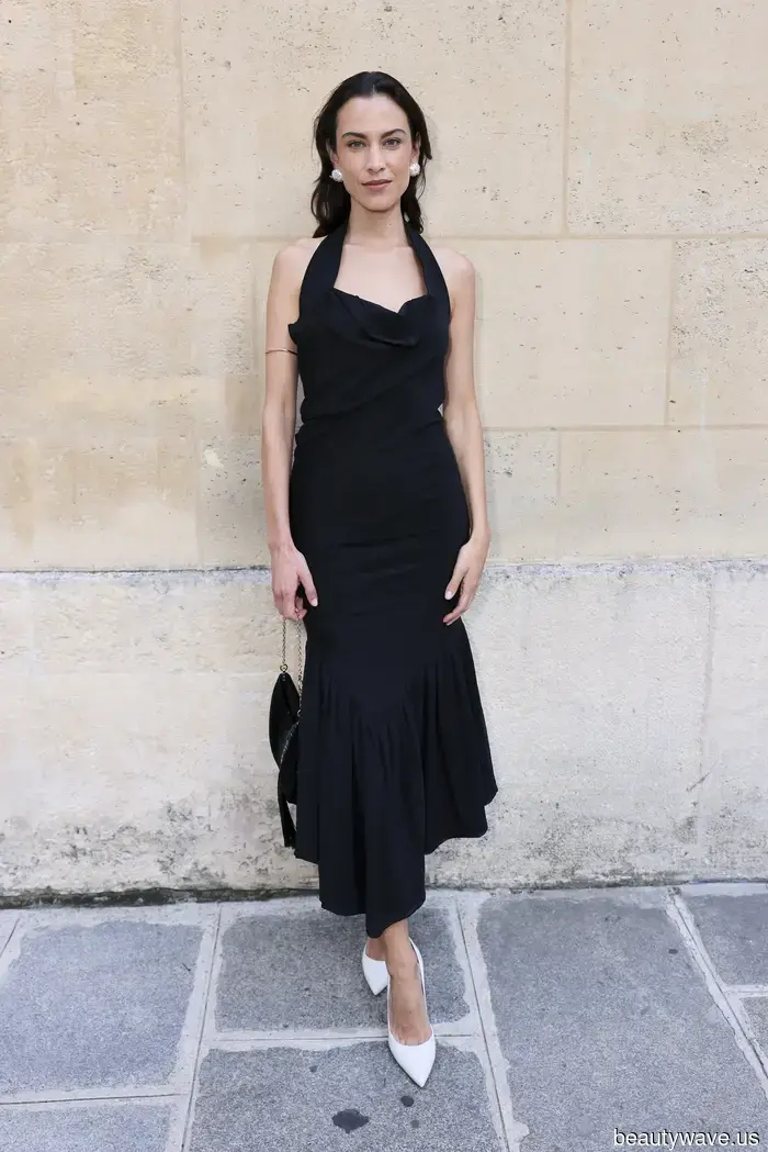 No Black Heels! This "Affordable" Shoe Color Trend Pairs Best With Black Dresses.