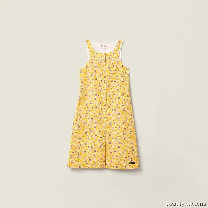 No, Not Floral—This Debated Spring Dress Trend Is Dominating New York, Thanks to Miu Miu.