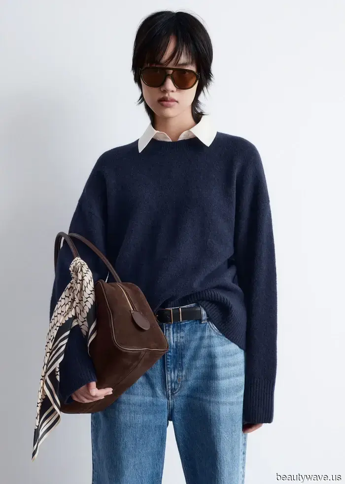 Ovunque guardo, le persone di moda indossano jeans con uno di questi 5 colori di maglieria.