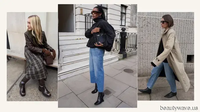 Acabo de regresar de Londres y vi estas tendencias de botas de invierno por todas partes.