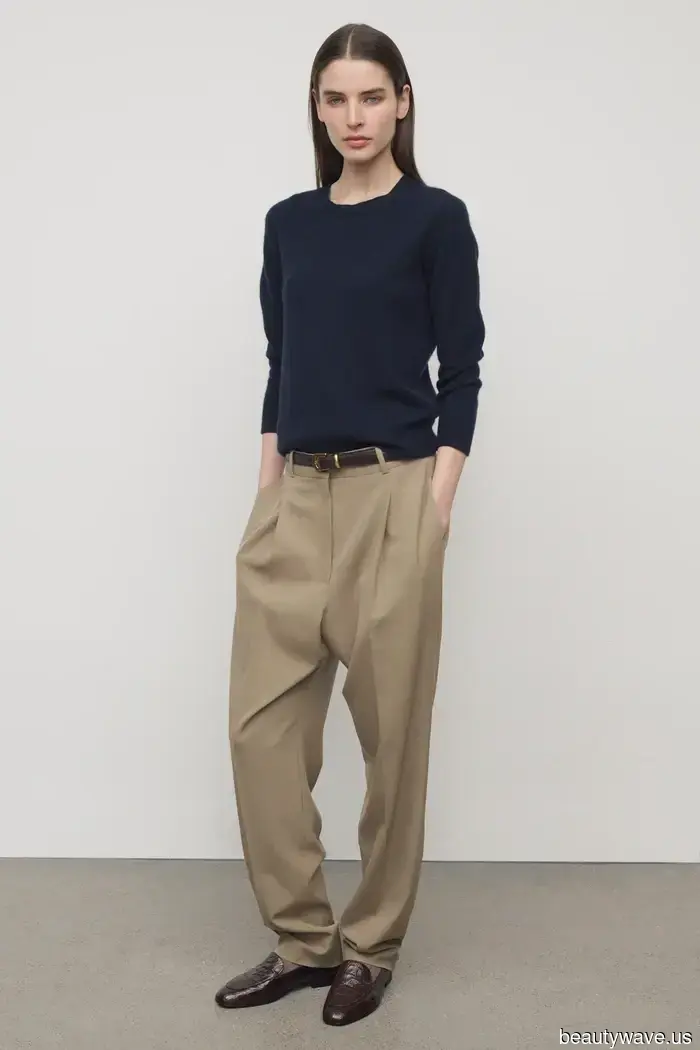 Machen Sie eine Pause von Jeans&mdash;Elegante Kleider tragen stattdessen diesen polierten Hosen-Trend in diesem Frühling.