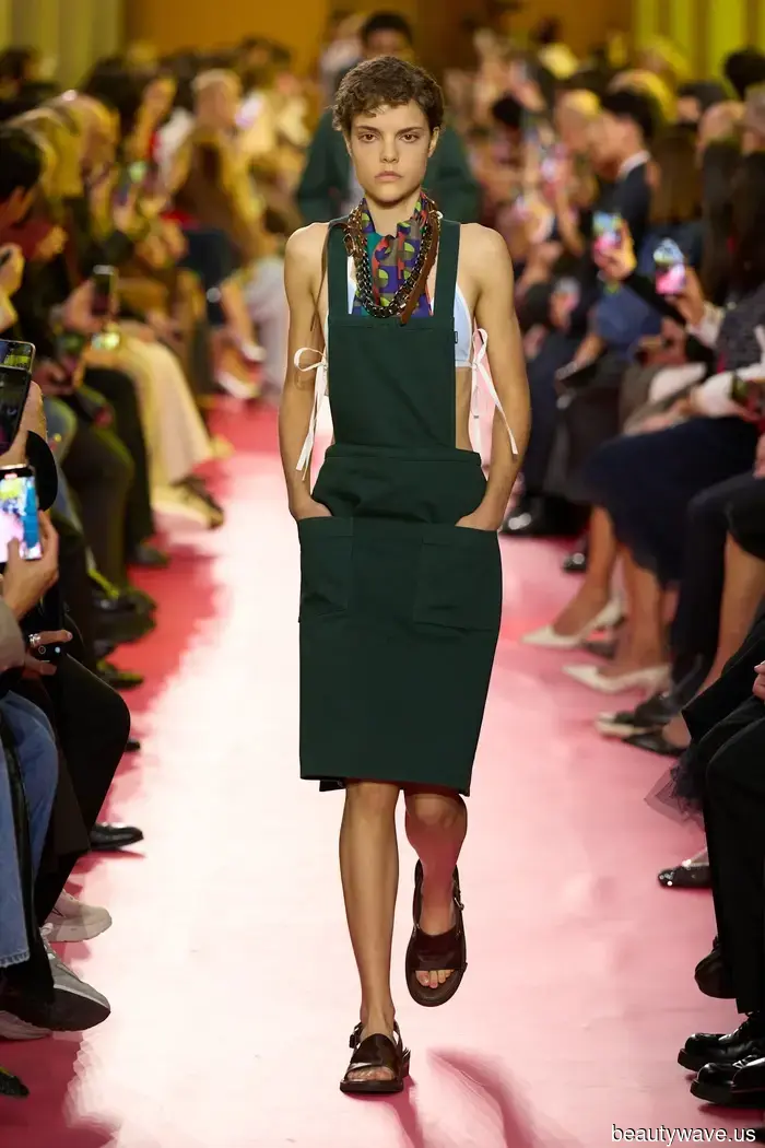 No, Not Floral—This Debated Spring Dress Trend Is Dominating New York, Thanks to Miu Miu.