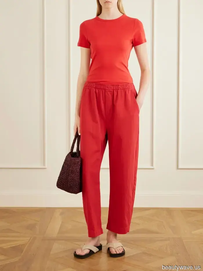 Not Linen, Not Taffeta—Stylish Dressers Are Embracing This Transitional Trouser Trend for Autumn.