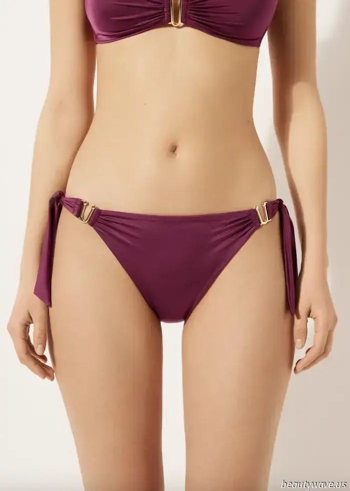 This swimwear brand, favored by celebrities, exudes a premium resort vibe.