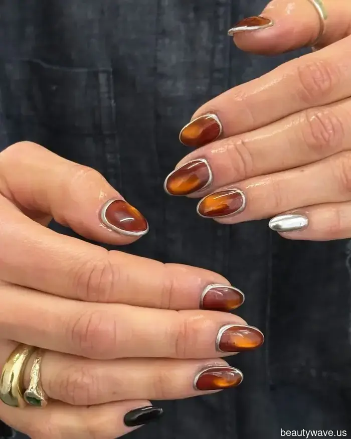 Dua Lipa lo inició, pero ahora personas elegantes en todas partes están adoptando estas manicuras de halo.