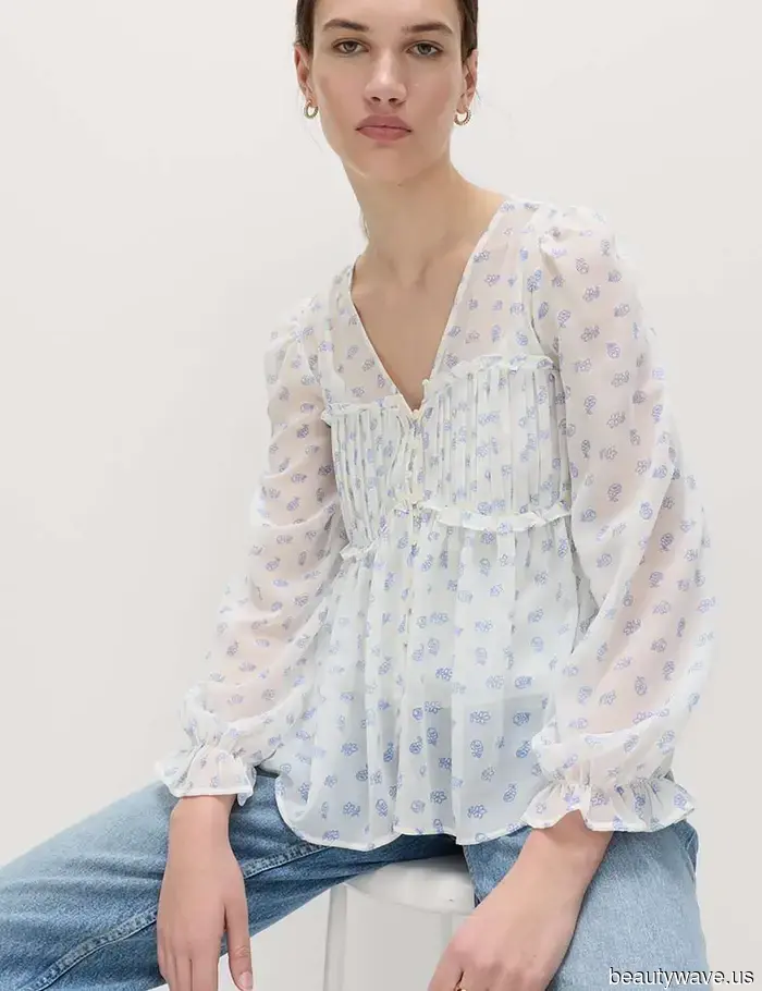 M&S Has Just Announced: These 5 Blouse Trends Will Elevate the Look of Jeans, Skirts, and Linen Trousers.