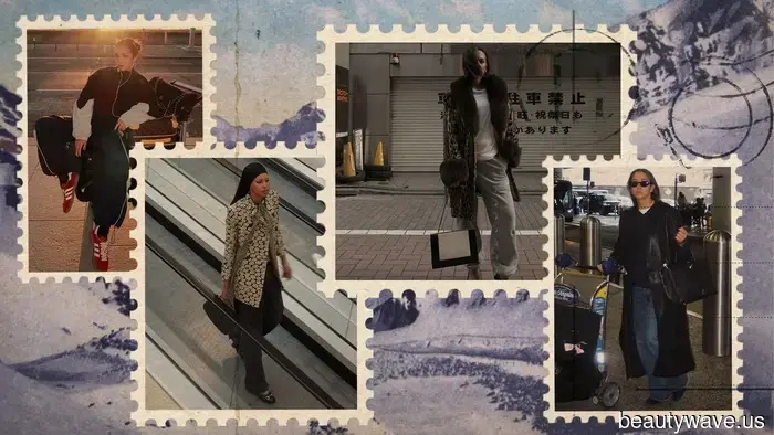 5 Winter Flughafen Outfit Ideen von modischen Vielfliegern