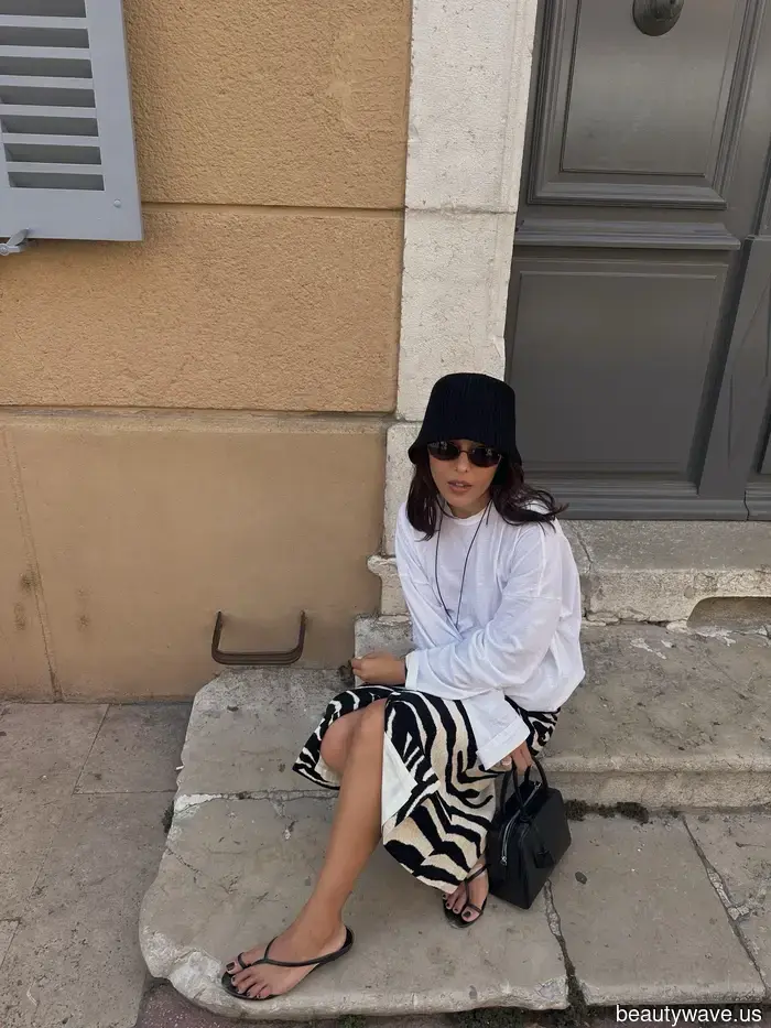 This basic fashion piece looks just as stylish now as it will in the fall.