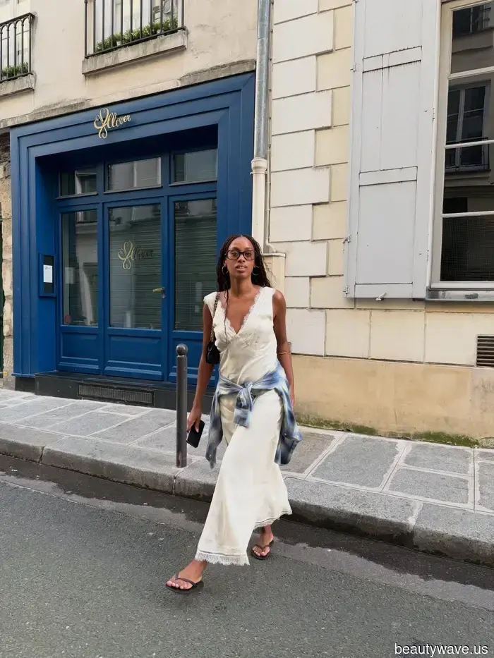 If Parisian women are sporting lace this autumn, it looks just like this.