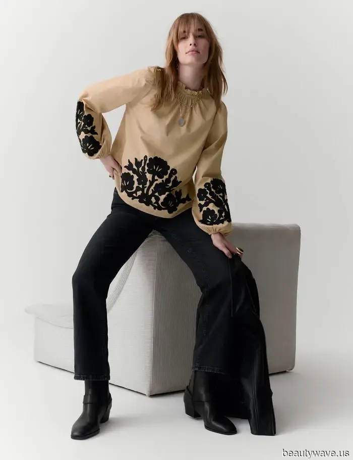 M&S has just announced that these 5 blouse trends will enhance the elegance of jeans, skirts, and linen trousers.