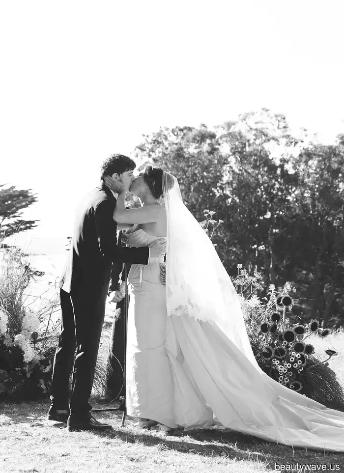 A Blush Wiederhoeft Outfit and a "Haunted Saloon" After-Party Made This California Wedding Unforgettable…