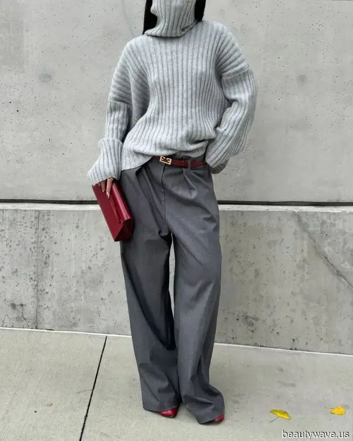 Apologies, V-necks—this cozy, more refined jumper trend is my preferred choice for achieving a stylish look in winter.