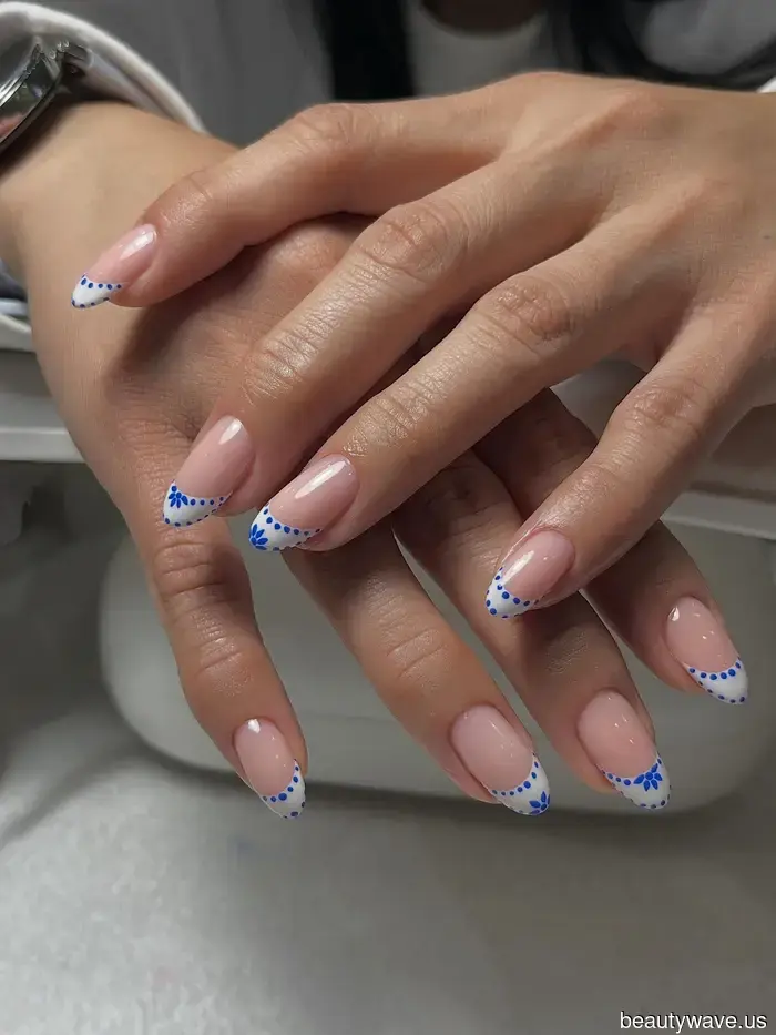 Hold off on the neutral manicures—this summer, all I desire for my nails is a Mediterranean vibe.