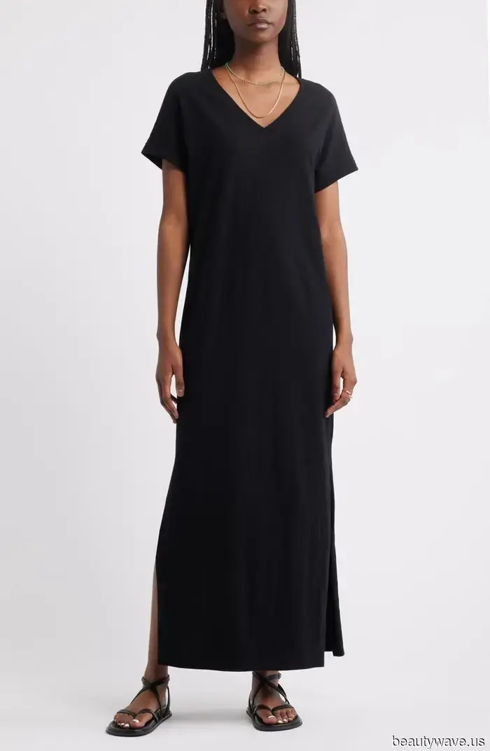 Si la comodidad de unos vaqueros y una camiseta viniera en forma de vestido, se vería muy parecido a esto&hellip;