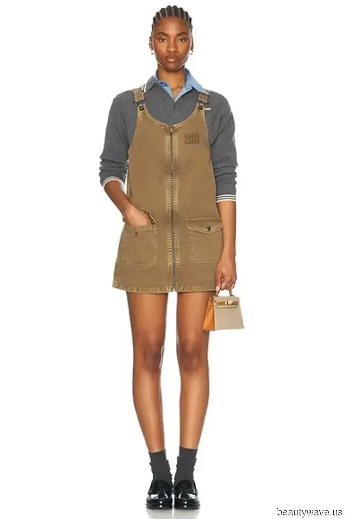 No, Not Floral—This Debated Spring Dress Trend Is Dominating New York, Thanks to Miu Miu.