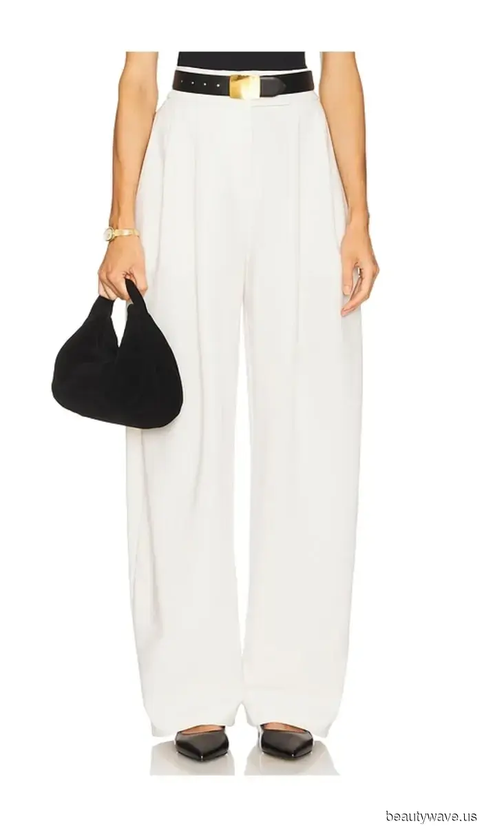 Suddenly, everyone is pairing this chic item with white pants.