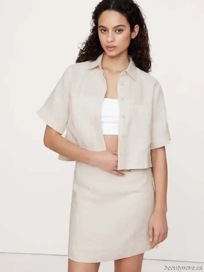 Basic Doesn't Equal Boring—16 Cotton and Linen Items from Banana Republic That Demonstrate This Idea.