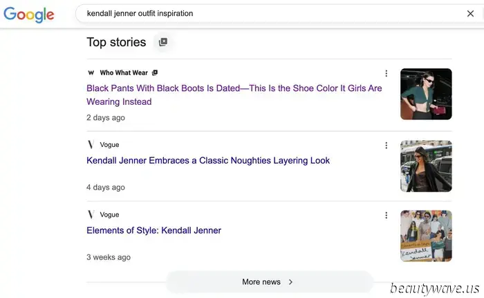 Cómo priorizar los artículos de Who What Wear en tus resultados de búsqueda de Google