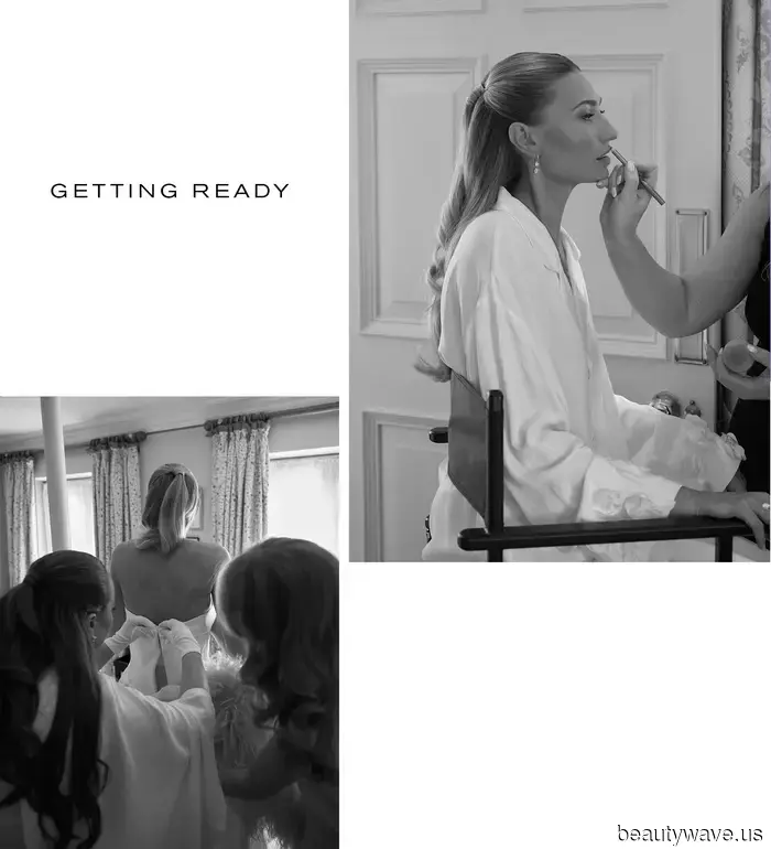 This stunning bride donned a Vera Wang gown and Manolo Blahnik shoes for her sophisticated, timeless countryside wedding.