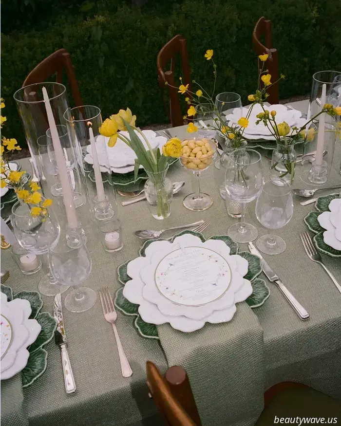 This stunning Babington House wedding featured a Brazilian welcome BBQ, a custom gown, and an adorable puppy.