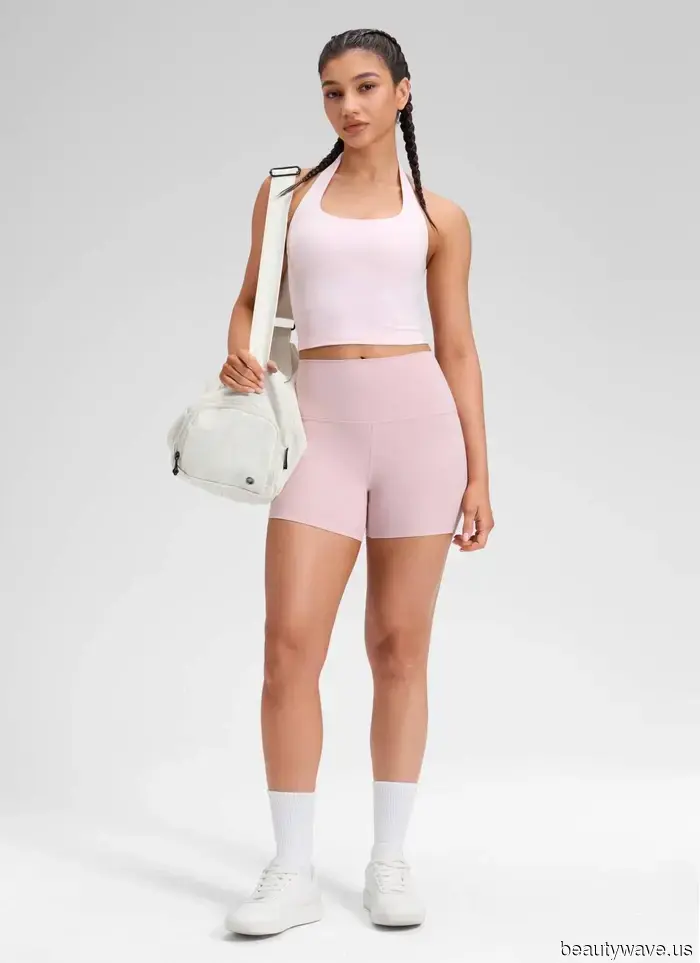 Not Black Leggings—Hailey Bieber and Other Trendsetters Are Opting for This Stylish Shorts Color for Pilates Instead.