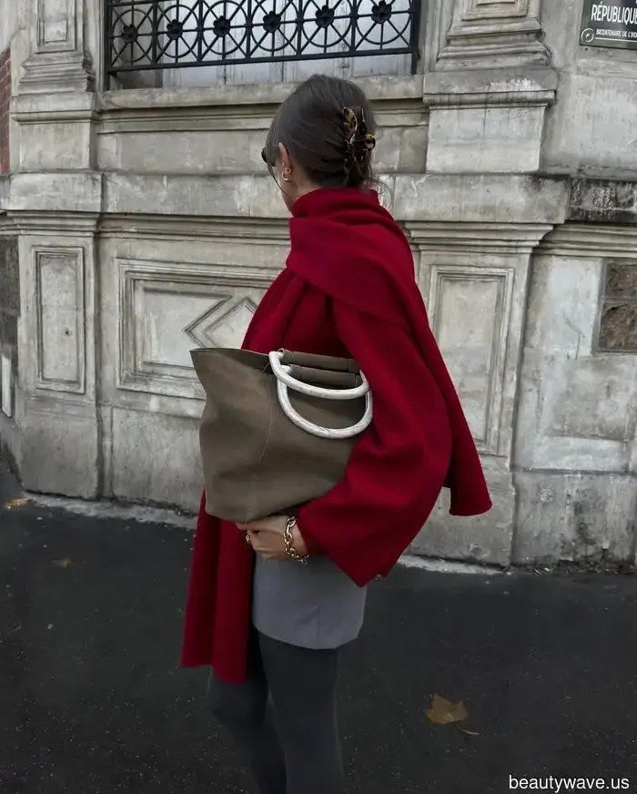 Ich weiß, dass du stilvoll bist, wenn du gerade Strickwaren in dieser schicken Farbe trägst, anstatt in Schwarz oder Braun.