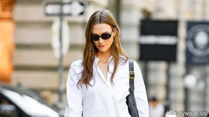 If you style the knee-length skirt trend in this manner, you'll always appear contemporary.