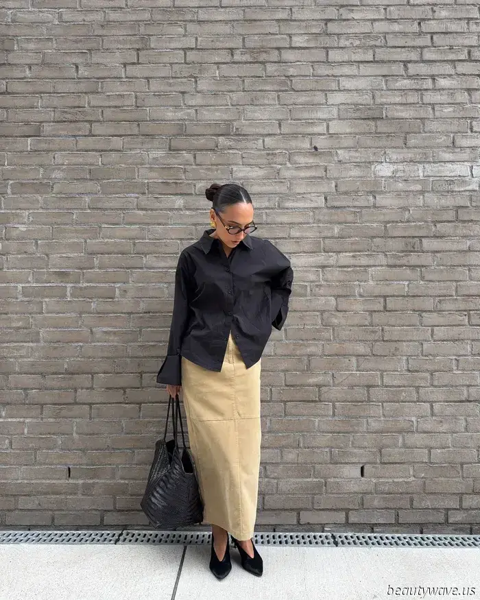Neither Maxi nor Midi: This Skirt Trend That Falls in Between Is the Most Elegant of All