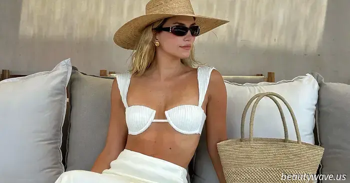 Just so you know, the accessory trend that everyone is pairing with swimsuits at the moment is available for $26 at H&M.