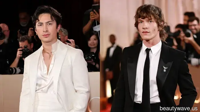 Connor Storrie and Hudson Williams Just Added 100% More Sex Appeal to the Golden Globes With These Two Outfit Details.